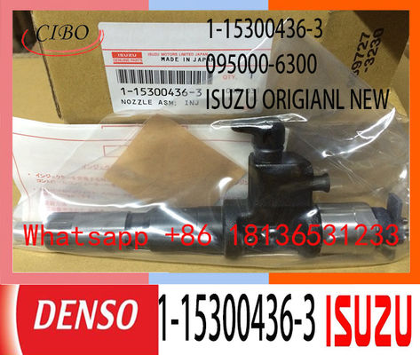 DENSO originele injector 1-15300436-3 1153004363 0950006300 0950006301,0950006304 ,0950006303,095000-4363 voor ISUZU 6WG1