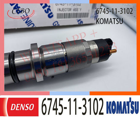 6745-11-3102 Brandstofinjectors pc300-8 pc350-8 Graafwerktuig wa430-6 van KOMATSU Lader6d114 Motor